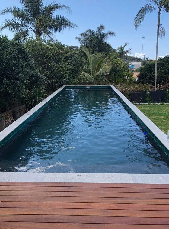 Narrow Infinity Edge Pool — Pool Builders in Warana, QLD